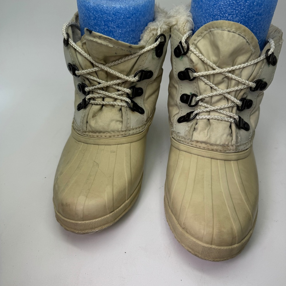 Sorel‎ Snow Boots Women 9 *Some Wear* Insulated Waterproof Lace Up Winter - Picture 9 of 12